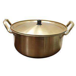 황냄비 노란 양은 라면 냄비 업소 분식집 5-6개 대형 찌개 양푼이 가정용