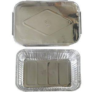 소풍 김밥 호일 은박 일회용 도시락 포장 용기 50매 반찬 점심 박스 런치