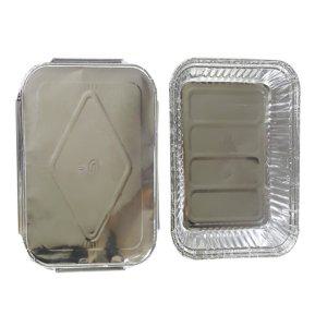 웰빙 일회용 호일 은박도시락 50개