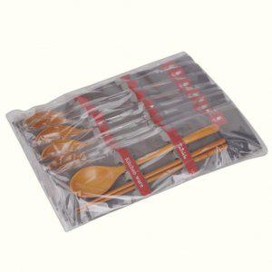 수저세트 젓가락 숟가락 나무 식당 옻칠 10p