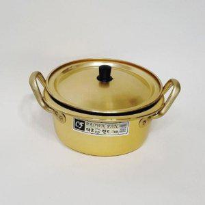EA 황냄비 양수 28cm 양은 노란 라면 W