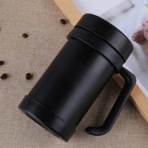 스텐스텐 보온컵 휴대용 텀블러 머그컵 500ml 블랙