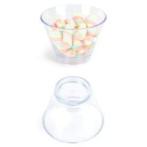투명 빙수볼 디저트볼 팥빙수 간식 그릇 14.2cm 12호
