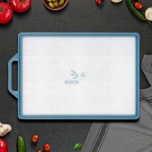 인디고도마 대형 양면 업소용 김치보관 위생 나무도마 실리콘 원목세트