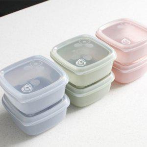 용기 실리콘 소분 전자렌지 냉동밥 2p 한 수납 밥용기 잡곡