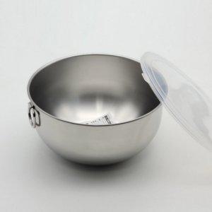 스테인레스 믹싱볼 샐러드볼 다용도 뚜껑 18cm