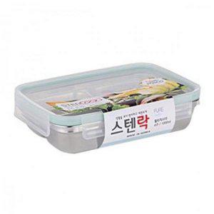 스텐락 멀티 3구찬합 700ml 퓨어 직사각 찬통 도시락