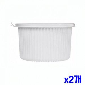 국용기 다용도 250ml 소 국포장그릇 x2개 100set 일회용식기