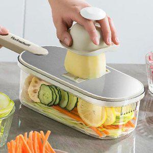 안전 베이직 핸드가드 슬라이스 1P 야채 고기 슬라이서
