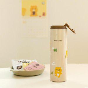 에이프릴샤워 슬림 스텐 텀블러 550ml 라이언 카카오프렌즈