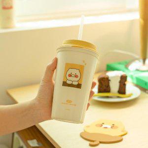 카카오프렌즈 베이직 PP 텀블러 453ml 춘식이 카카오프렌즈