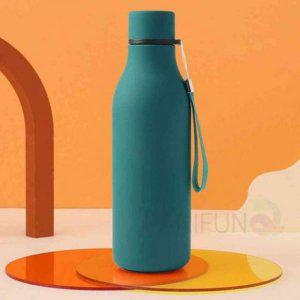 슬림 진공보온병 캠핑텀블러 카페보온병 딥그린 보온보냉텀블러 550ml 스텐보온병 자전거물통