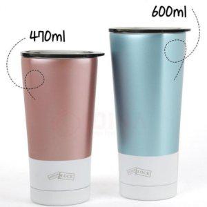 보온병 중등 600ml 초등 텀블러 스포츠물병 머그컵 모던앤락 보냉 블루 캠핑 사무실 보틀