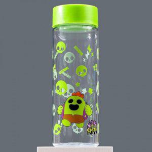 클리어 보틀 500ml 스파이크 테마 캐릭터 디자인 투명 물병 야외용 보틀