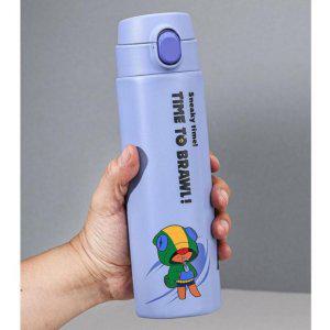브롤스타즈 더보틀 엣지 원터치 이중 스텐 텀블러 500ml 레온