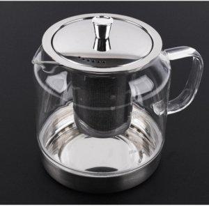 인덕션 내열 유리 티포트 티팟 주전자 1.5L 유리포트