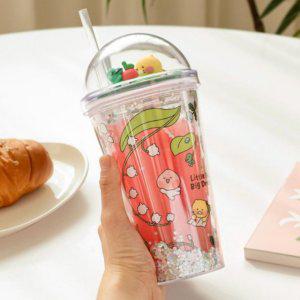 카카오프렌즈 돔형 콜드 물병 물통 텀블러 450ml