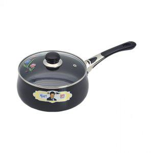유리 편수냄비 20cm 특수 경질코팅 가정용 찌개냄비 한손냄비