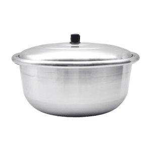 국내산 알루미늄 새마을 냄비 38cm 업소용 찜솥 가정용 빨래솥 대량조리 대용량 냄비