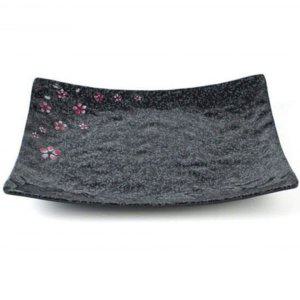 멜라민 그릇 생선 37.5cm 접시 초밥 접시 직사각 매화 생선접시 개인접시 나눔용기 대접