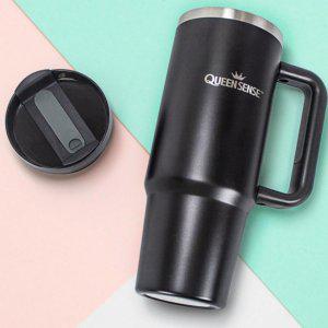 차량용 스텐텀블러 휴대용 결로방지 회전뚜껑900ml