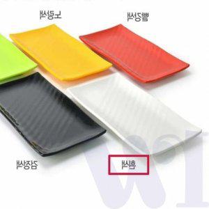 한식뷔페 식기 일식사라접시 중 흰색 식당그릇 멜라민그릇 식당용그릇 분식그릇 멜라민접시