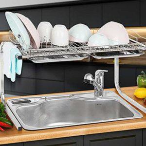 식기건조대800mm 1단 물빠짐식기건조대 주방그릇건조대 설거지건조대