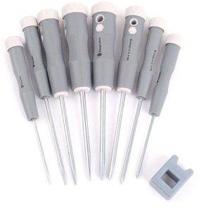 자화기 드라이버 세트 9pcs 크롬 고출력 회전 수공구