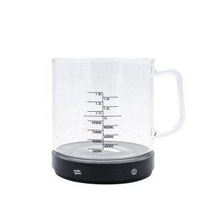 Coms 주방용 계량 전자 저울 유리 계량컵 최대 1000g