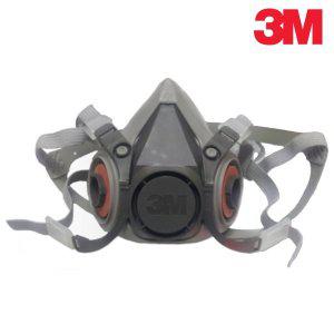 3M 6200 필터 교체형 반면형 마스크 면체