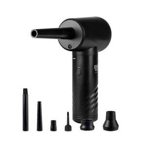 USB C포트 가정용 무선 에어건 다용도 공기주입 세차 물기 먼지 제거 캠핑 화로 물놀이 튜브 비치볼