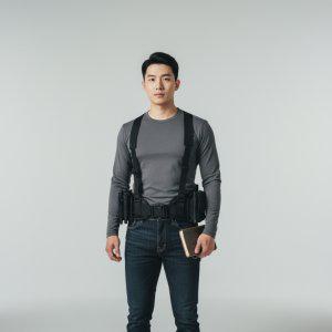작업용 전술 벨트 공구집 허리 파우치 다용도 보조 가방 멜빵 안전띠