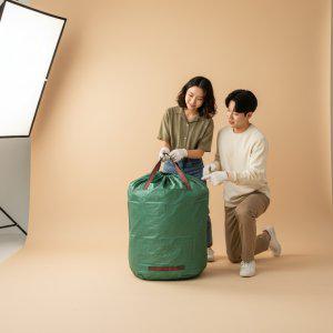 튼튼한 마대 자루 낙엽 수거 폐기물 포대 마대자루