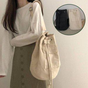 캔버스 복조리 복조리 데일리가방 자전거 버킷백 버킷백