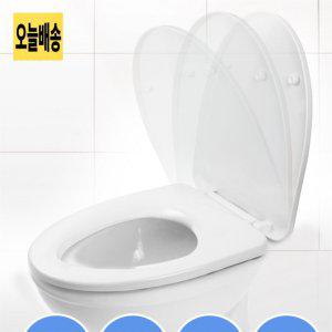 무소음D형특대 하드 변기커버 무소음변기뚜껑 좌변기커버 변기커버교체