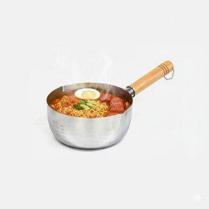 인덕션겸용 물코 스텐 해머톤 편수냄비 18cm