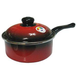 가정용 법랑 편수냄비 18cm 라면 찌개 요리 자취생 주방 조리도구