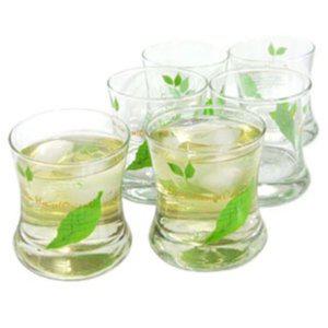 그린허브 유리 주스잔 255ml 6인조 맥주잔 언더락 물컵 다용도 글라스