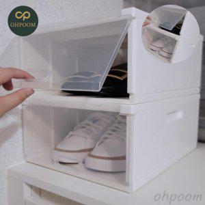 조립형운동화진열함 신발거치대 구두진열대 신발전시대 현관신발정리함 시스템 신발장 2팩
