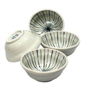 일제 마루이 라피네 원형볼 10.5cm 4p 일본 도자기 식기 예쁜 앞접시 반찬용기