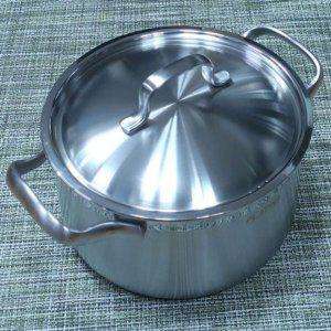 통3중 스텐 양수냄비 18cm 인덕션 곰솥 찜기 소형 찌개 조리용품