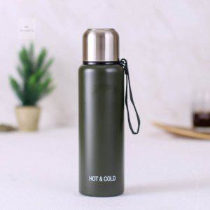 거름망 보온병 물 커피 차 보온 보냉 물병 800ml 다크그린 보온보냉병 등산용보온병 휴대용물병