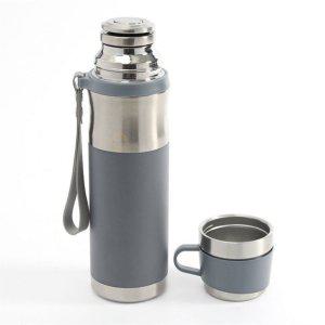 보온병 750ml 그레이 텀블러 보온보냉병 캠핑보온병