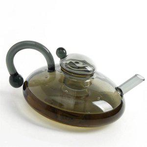 감성 차포트 투명블랙 차유리주전자 홍차포트 유리차포트