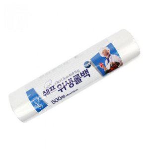 쉐프 위생롤팩 500매 위생백 크린백 김장봉투 비닐백
