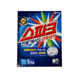 일반 드럼 스파크 세탁 분말 세제 5kg 오리지널