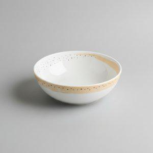 모던 화이트 도자기 반찬 그릇 대형 5p 식탁용 플레이트