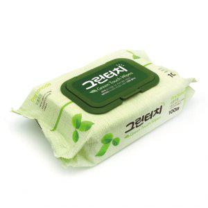 그린터치물티슈 100매 캡형 245G*30개