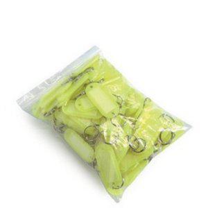 키홀더 노랑 27x62mm 열쇠고리 K0003B 벌크 (100개입)