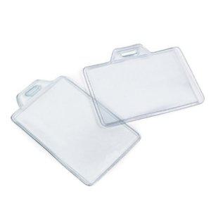 연질 신분증케이스 세로 가로 PVC 이름표 50개 1set